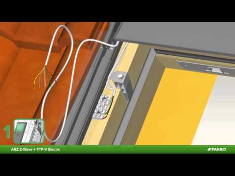 Fakro Dachfenster  FTP V Electro und Außenrollladen ARZ Z Wave