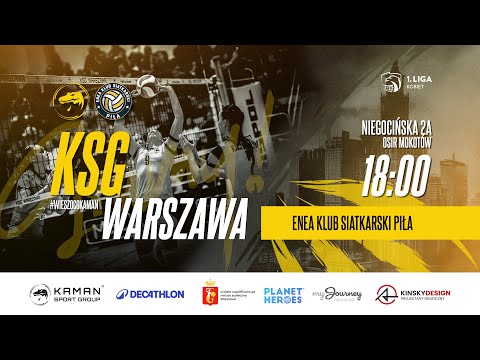 1. liga siatkówki kobiet KSG Warszawa vs Enea KS Piła [2025.10.18]