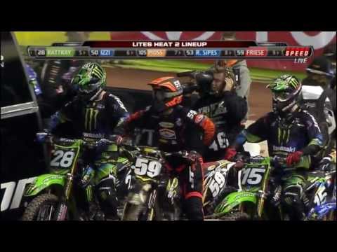 2012 AMA Supercross Phoenix Round 2 Part 1