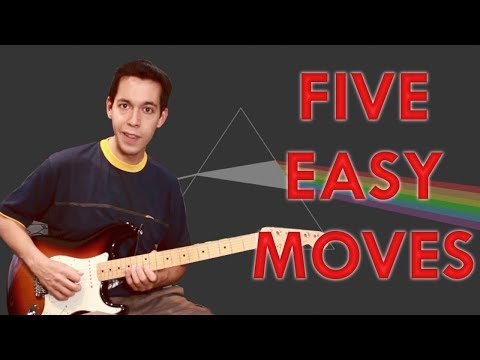 How to sound like David Gilmour from Pink Floyd - Lead Guitar Lesson