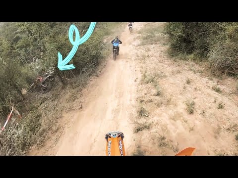 SOC Roitzsch 2022 Sächsischer Offroad Cup 3h Enduro Start + erste und zweite Runde mit Sturz