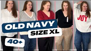 HUGE OLD NAVY Try On Haul for Fall / Winter Over 40 Sz 18/XL/XXL