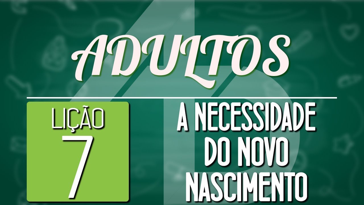 A necessidade do Novo Nascimento