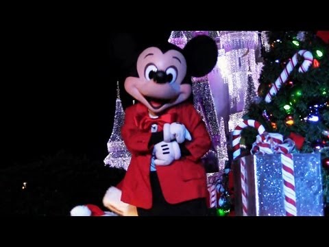 Mickey's Once Upon a Christmastime Parade at Disney World