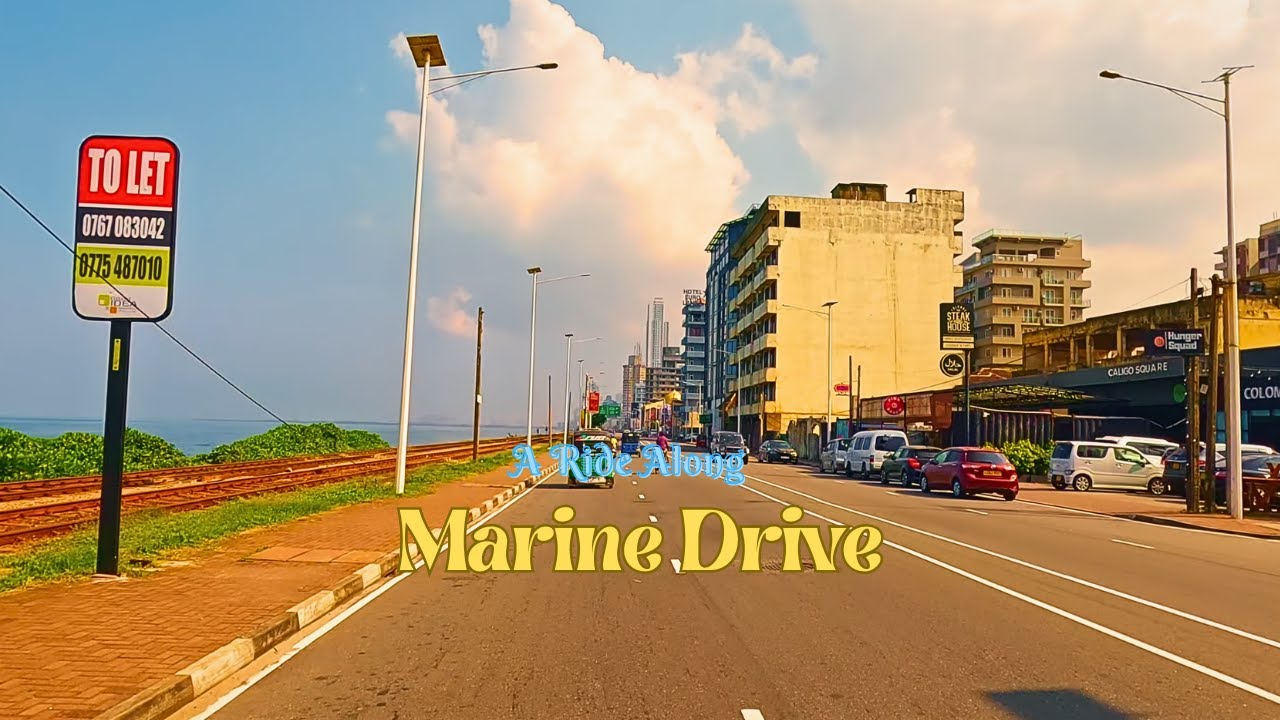 Experience a virtual ride along the Marine Drive.