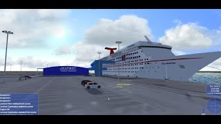 Carnival Elation sailing from Nassau Bahamas to Freeport Bahamas LIVE in Virtual Sailor NG!