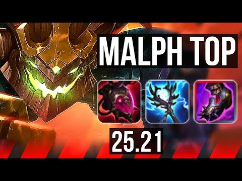 MALPHITE vs URGOT (TOP) | 7/1/9, Dominating | EUW Master | 25.21