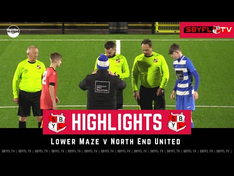 Lower Maze v Northend United - Under 16 Third Supplementary League Cup Final - December 2022