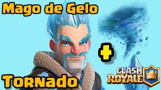Mago de Gelo parando Golem #clashvoltou #clashroyale