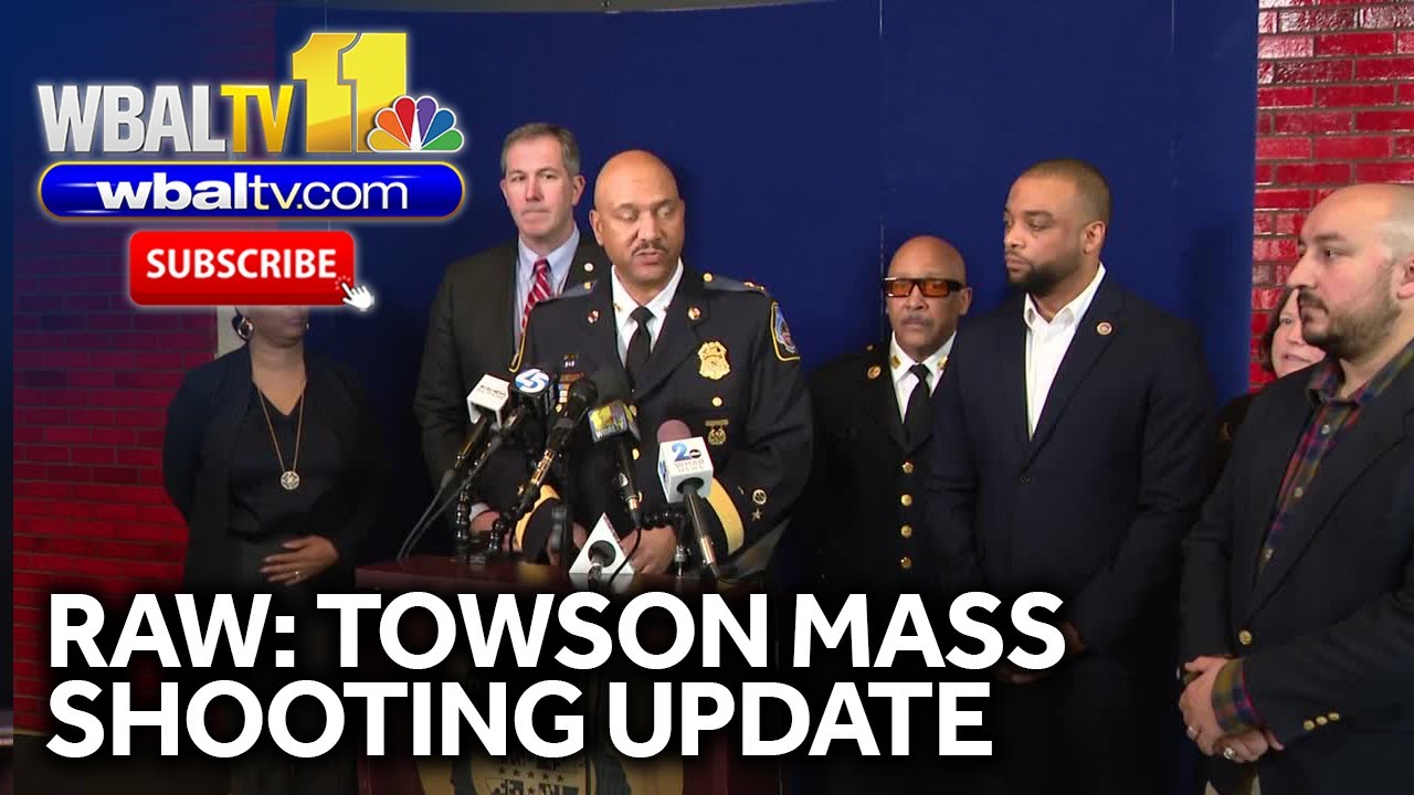 Raw: Wednesday Press Conference on the Towson Mass Shooting
