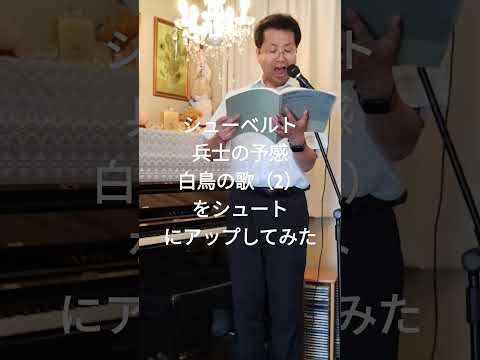 経営学科 シューベルト「兵士の予感」白鳥の歌（2曲目）をショートにアップしてみた