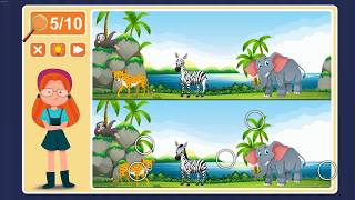 Viki Spotter: Zoo, Level 21 Walkthrough, 1080p/60FPS.