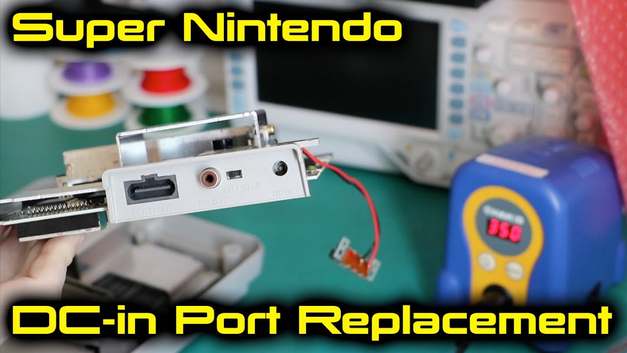 Super Nintendo DC-in Port Replacement