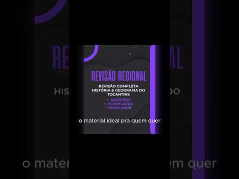 Revisão Regional do Tocantins #uft #ufnt #ifto #unitins #unirg #universidadefederaldotocantins