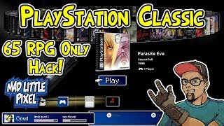 PlayStation Classic 65 RPG Only Game Hack Mod! BleemSync Hack Overview!
