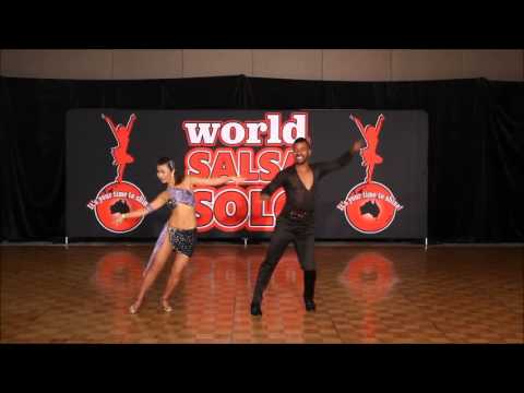 World Salsa Solo 2015 - Pro Am Partnered Salsa Cabaret Couples - Tina Qi am & Juan Carlos Ospina