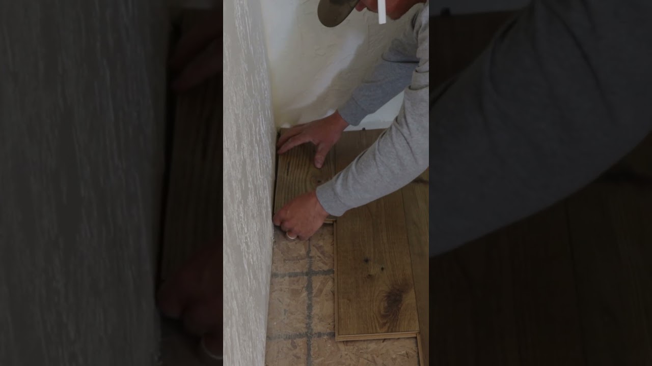 How to lay a wood floor #shorts #clips #howto