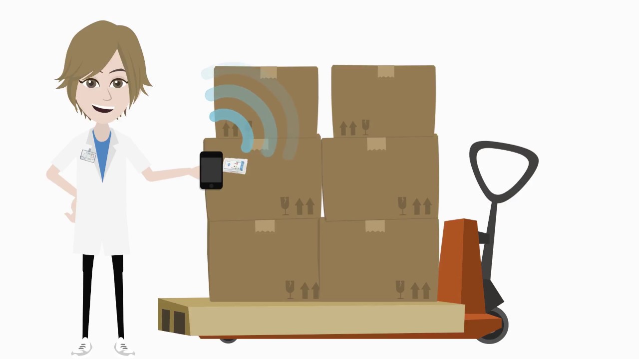 Wireless NFC Temperature Data Transit Recorder