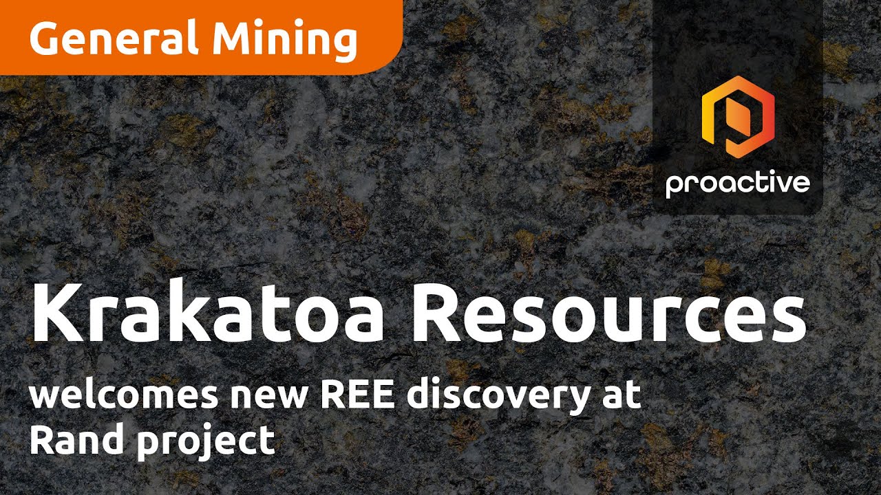 Krakatoa welcomes new REE discovery at Rand project