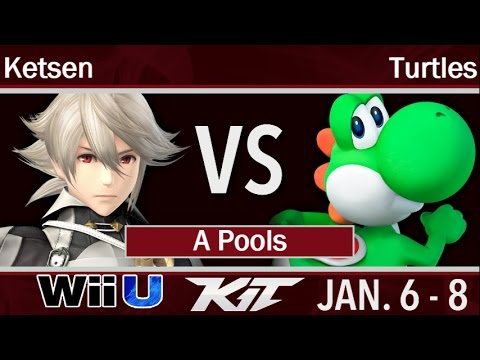 KIT17  - Ketsen (Corrin, Rosalina) vs Turtles (Yoshi) A Pools - Smash 4