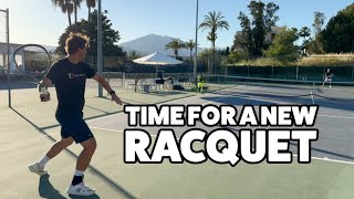 Adam is looking for a new racquet and these are his favorites