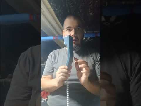 Custom Lo-Fi Telephone Microphone - Northern Telecom Symphony 3000 1980’s - Blue/White image 7