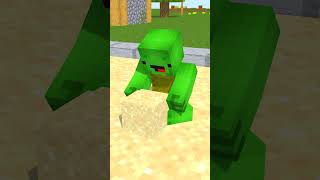 Download lagu Baby JJ vs Baby Mikey Making Golem - Maizen Minecraft Animation #maizen #minecraft #shorts mp3