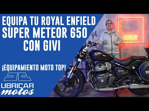 Equipa tu Royal Enfield Super Meteor 650 con GIVI | ¡Equipamiento moto TOP!