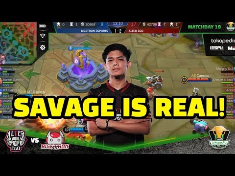 SAVAGE IS REAL! MLBB ALTER EGO VS BIGETRON - TBOF IESPL