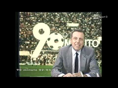 amarcord 90° Minuto Italia serie A 1981-82 Paolo Valenti-Inter-Fiorentina,Udinese-Juve-2 maggio 1982