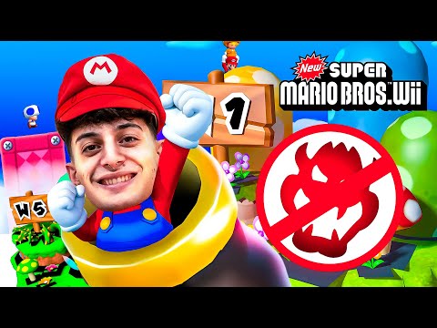 I BEAT MARIO BROS WII WITHOUT DYING🔴