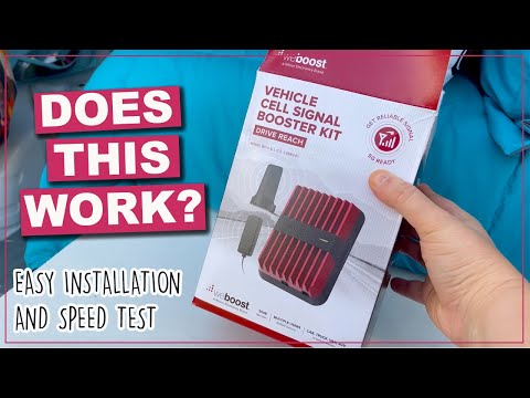 How To Work From ANYWHERE: Weboost Drive Reach Cell Signal Booster Installation & Speed Test