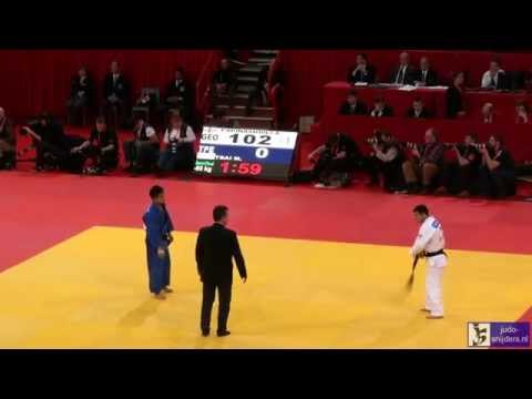 Judo 2014 Grand Slam Paris: Papinashvili (GEO)  - Tsai (TPE) [-60kg] semi-final