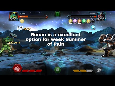Ronan easily beats Summer of Pain Week 5 Venom