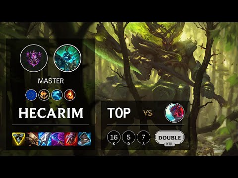 Hecarim Top vs Yone - EUW Master Patch 11.15