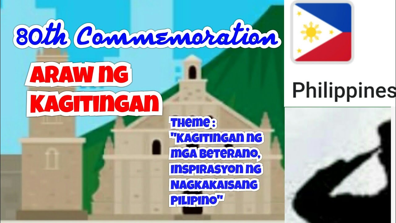Putar video 2022 ARAW NG KAGITINGAN THEME | 80th ANNIVERSARY OF THE FALL OF BATAAN | DAY OF VALOR PH sekarang 2022 ARAW NG KAGITINGAN THEME | 80th ANNIVERSARY OF THE FALL OF BATAAN | DAY OF VALOR PH