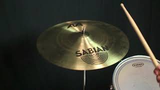 Video thumbnail for Sabian 17" AA Medium Crash by The Drum Shop - Portland, Maine