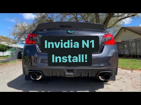 Invidia N1 Catback Dual Exhaust Install and Sound Clips! (2017 SUBARU WRX DIY)