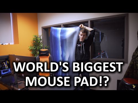 HOLY $H!T - Biggest mousepad in the world!?