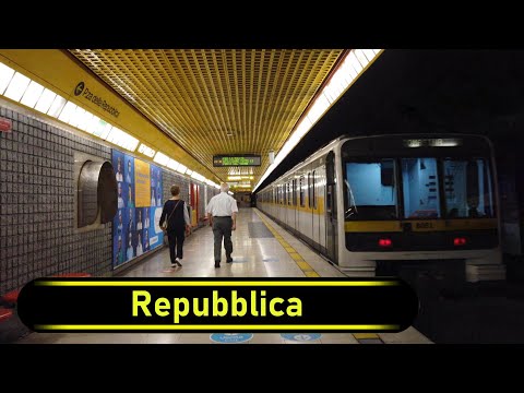 Metro Station Repubblica - Milan 🇮🇹 - Walkthrough 🚶