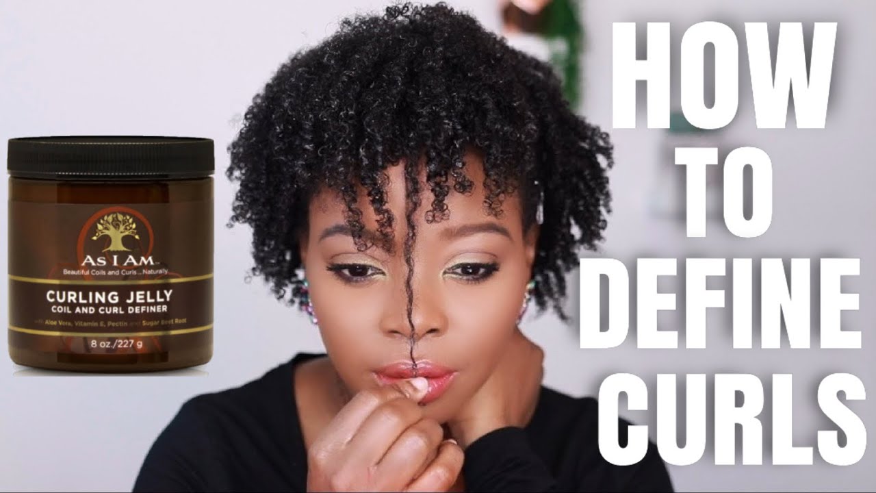 WASH N GO ROUTINE FOR BOUNCY AND DEFINED CURLS | AS I AM JELLY