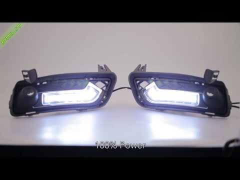 PMLIT BMW X3 F25 6 LED 18W DRL Bumper Grille Fog Daytime Running Light Bulbs Kit