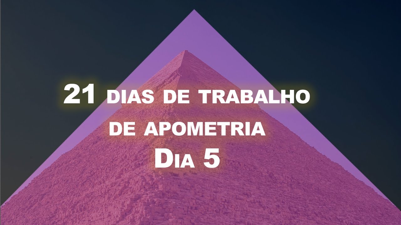Dia 5 - 21 dias de Apometria -  Vibrações Positivas e como não atrair energias negativas