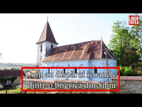 Icoanele din biserica din Săsăuș, Sibiu, au dispărut. Cum le-a luat preotul