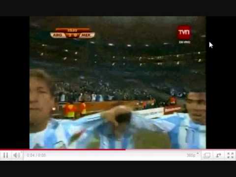 Gabriel Heinze Punches T.V Camara