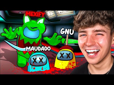 Mexify takes revenge on Gnu and Maudado in Among Us 3D😂😈