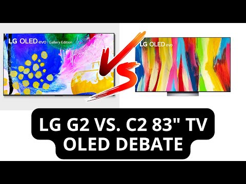 LG OLED G2 vs. C2 83" TV | 5 Reasons That Made My Choice | Flat Panel HDR Television Gallery Edition