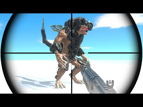 Remastered Alien vs ALL Weapons FPS Perspective - Animal Revolt Battle Simulator #8