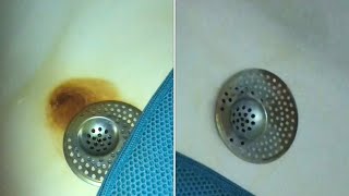 “removing” RUST STAINS from a bath tub shower