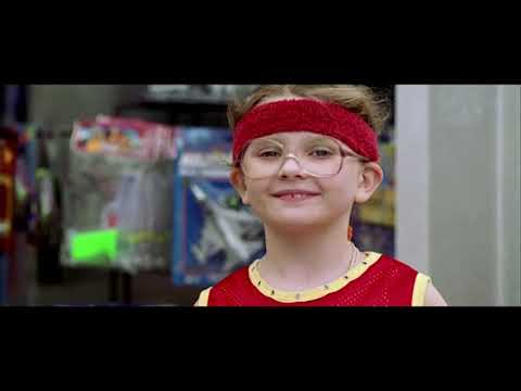 Trailer montage of the family pushing the VW bus, underscored by bittersweet strings and a steady waltz pulse